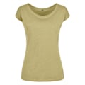 Miniatyrbild 1 av 2: Bygg ditt varumärke Dam/Dam bred hals T-shirt M Sand Sand M