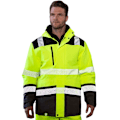 Miniatyrbild 4 av 4: SAFE-GUARD by Result Unisex Vuxen Extreme Tech Tryckbar Säkerhet Fluorescent Yellow/Black 4XL