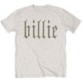 Miniatyrbild 1 av 2: Billie Eilish Unisex Vuxen Billie 5 Ryggtryck Bomull T-shirt M Natural M