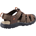 Miniatyrbild 2 av 4: Cotswold Marshfield återvunna sandaler för män 8 UK bruna Brown 8 UK