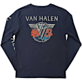 Miniatyrbild 2 av 2: Van Halen Unisex Adult 84 Tour Long-Sleeved T-Shirt S Navy Blue Navy Blue S
