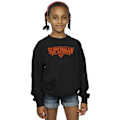Miniatyrbild 2 av 4: DC Comics Girls Superman Hero Dad Sweatshirt 3-4 år Svart Black 3-4 Years