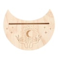 Miniatyrbild 2 av 2: Something Different Mystical Hands Crescent Moon Tarotkort Stativ Natural One Size