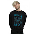Miniatyrbild 2 av 3: Ready Player One Mens IOI Laser Rifle Blueprint Sweatshirt 4XL Black 4XL