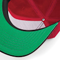 Miniatyrbild 2 av 2: Beechfield Unisex Original Flat Peak Snapback Cap One Size Clas Classic Red/Classic Red One Size