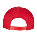 Miniatyrbild 2 av 4: Flexfit by Yupoong Unisex ekologisk bomull Snapback keps One Size Red One Size