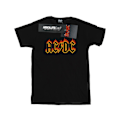Miniatyrbild 1 av 3: AC/DC Dam/Dam Flames Logo Bomull Boyfriend T-shirt 3XL Svart Black 3XL