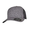 Miniatyrbild 3 av 4: Yupoong Unisex Adult Flexfit Delta Trucker Cap M Blå/Charcoal Blue/Charcoal Melange M