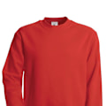 Miniatyrbild 2 av 2: B&C Unisex Set-in Sweatshirt XXL Röd Red XXL