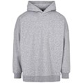Miniatyrbild 1 av 3: Bygg ditt varumärke Herr Oversized Cut-On Hoodie XXL Grå Grey XXL