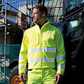 Miniatyrbild 2 av 4: Result Core Herr Hög Synlighet Vinter Blouson Softshell Jacka Flourescent Yellow 2XL