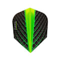 Miniatyrbild 1 av 4: Harrows Quantum Dart Flights One Size Svart/Grön Black/Green One Size