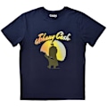 Miniatyrbild 1 av 4: Johnny Cash Unisex Vuxen Walking Guitar T-Shirt S Marinblå Navy Blue S