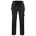 Miniatyrbild 2 av 4: Projob herr Stretch Plain Cargo byxor 32S svart Black 32S