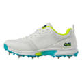 Miniatyrbild 3 av 5: Gunn And Moore Aion Spiked Cricket Shoes för män 9 UK Vit/Blå/Grön White/Blue/Green 9 UK