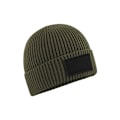 Miniatyrbild 2 av 2: Beechfield Unisex Vuxen Patch Beanie One Size Militärgrön/Svart Military Green/Black One Size