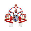 Miniatyrbild 2 av 2: Snövit Flickor Pärlförsedd Tiara One Size Flerfärgad Multicoloured One Size