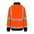 Miniatyrbild 2 av 2: PRO RTX Hög synlighet Herr Full-Zip Fleece XL Orange/Marinblå Orange/Navy XL