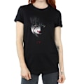 Miniatyrbild 5 av 6: It Dam/Kvinnor Pennywise Stare Bomull Boyfriend T-Shirt XL Svart Black XL