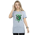 Miniatyrbild 2 av 3: Harry Potter Dam/Kvinnor Slytherin Toon Crest Bomull Pojkvän Sports Grey L