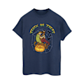 Miniatyrbild 1 av 4: Scooby Doo Dam/Damer Trick Or Treat Bomull Boyfriend T-Shir Navy Blue XXL