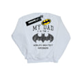 Miniatyrbild 1 av 3: DC Comics Boys Batman Min Pappa Är En Superhjälte Sweatshirt 9-11 År White 9-11 Years