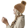Miniatyrbild 2 av 2: Beechfield Pom Pom Faux Fur Chunky Knit Beanie One Size Biscuit Biscuit One Size