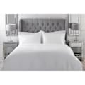 Miniatyrbild 1 av 6: Belledorm Bambu Platt Lakan Dubbel Vit White Double