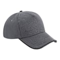 Miniatyrbild 1 av 2: Beechfield Authentic 5-Panel Cap One Size Grafitgrå/Svart Graphite Grey/Black One Size