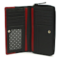 Miniatyrbild 3 av 3: Eastern Counties Läder Dam/Dam Rachel Laser Cut Läder Black/Red One Size