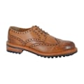 Miniatyrbild 1 av 2: Woodland Herr Läder Brogues 11 UK Tan Tan 11 UK