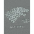 Miniatyrbild 3 av 3: Game Of Thrones Dam/Kvinnor Stark Vintern Kommer T-Shirt XX Charcoal XXL