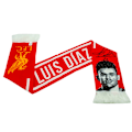 Miniatyrbild 2 av 3: Liverpool FC Luis Diaz Halsduk One Size Röd/Vit Red/White One Size