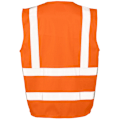 Miniatyrbild 2 av 3: SAFE-GUARD by Result Unisex Adult Executive Mesh Safety Hi-Vis Fluorescent Orange 3XL