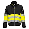 Miniatyrbild 1 av 2: Portwest Herr PW3 Hi-Vis 3-lagers Klass 1 Soft Shell Jacka M Svart Black/Yellow M