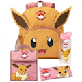 Miniatyrbild 1 av 4: Pokemon Eevee Ryggsäck Set One Size Brun/Rosa Brown/Pink One Size