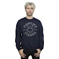 Miniatyrbild 2 av 3: Netflix Mens Stranger Things Hawkins Grå Tiger Sweatshirt 3XL Navy Blue 3XL