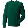 Miniatyrbild 1 av 3: Russell Herr sweatshirt för män med fläckskydd, Raglan, 4XL, flaskgön Bottle Green 4XL