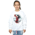 Miniatyrbild 2 av 3: Disney Girls Mulan Movie Sword Poster Sweatshirt 7-8 år Vit White 7-8 Years