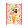 Miniatyrbild 1 av 2: Simon Elvin Ballonger 5-års Födelsedag Grattiskort (6-pack) På Pink/Multicoloured One Size