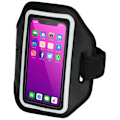 Miniatyrbild 3 av 4: Bullet Reflekterande Smartphone Armband Fodral One Size Solid Black Solid Black One Size