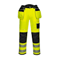 Miniatyrbild 1 av 4: Portwest Herr PW3 Hi-Vis Byxor 40R Gul/Svart Yellow/Black 40R