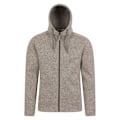Miniatyrbild 1 av 4: Mountain Warehouse Mens Nevis Fleece Full Zip Hoodie L Beige Beige L