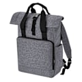 Miniatyrbild 1 av 4: Bagbase Roll Top Twin Handle Laptop Bag One Size Grey Marl Grey Marl One Size