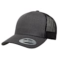 Miniatyrbild 5 av 5: Flexfit By Yupoong 5 Panel Retro Trucker Cap One Size Charcoal Charcoal One Size
