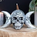 Miniatyrbild 4 av 4: Alchemy The Dark Goddess Resin Backflow Rökelsebrännare En Storlek Silver One Size