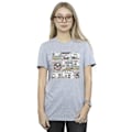 Miniatyrbild 2 av 4: Disney Dam/Damer Chip ´n Dale Comic Bomull Boyfriend T-Shir Sports Grey XXL