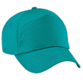 Miniatyrbild 1 av 3: Beechfield Unisex Original 5-Panel Baseballkeps i enfärgad design, One Size Emerald One Size