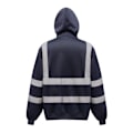 Miniatyrbild 2 av 2: Yoko Hi Vis Full Zip Reflex Arbetshuvtröja 3XL Marin Navy 3XL