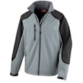 Miniatyrbild 1 av 3: WORK-GUARD by Result Unisex Vuxen Ice Fell Huvförsedd Mjuk Skaljacka Grey/Black 3XL